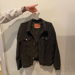 Levis Jacket corduroy - grey - size medium